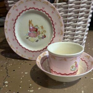 Royal Dalton Bunnykins Children's Three-Piece Set